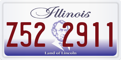 IL license plate Z522911