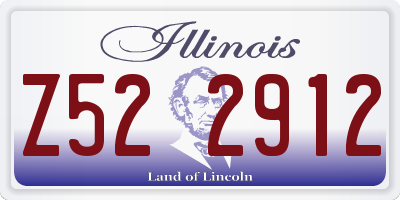 IL license plate Z522912