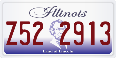 IL license plate Z522913