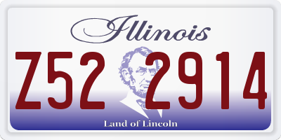 IL license plate Z522914