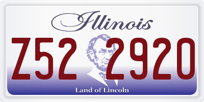 IL license plate Z522920