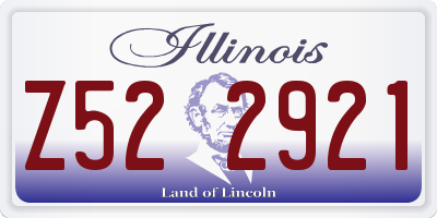 IL license plate Z522921