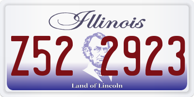 IL license plate Z522923