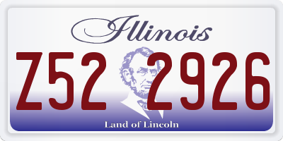 IL license plate Z522926
