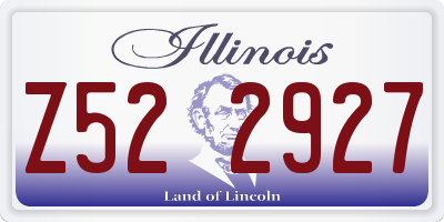 IL license plate Z522927