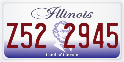 IL license plate Z522945