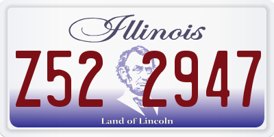 IL license plate Z522947