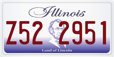 IL license plate Z522951