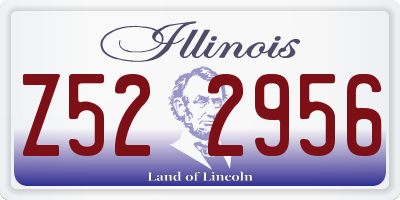 IL license plate Z522956