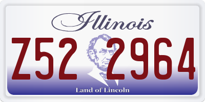 IL license plate Z522964
