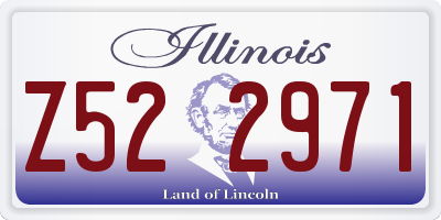 IL license plate Z522971