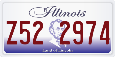 IL license plate Z522974