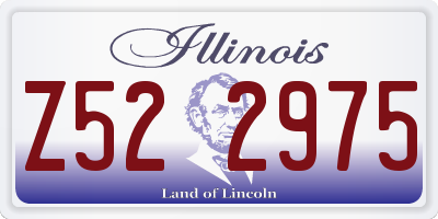 IL license plate Z522975