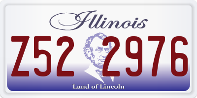 IL license plate Z522976