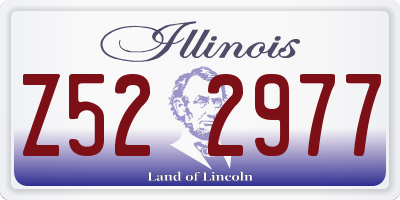 IL license plate Z522977