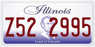 IL license plate Z522995