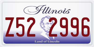 IL license plate Z522996