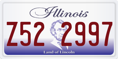 IL license plate Z522997