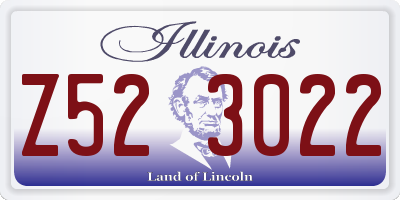 IL license plate Z523022