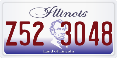 IL license plate Z523048