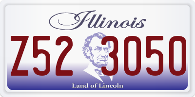 IL license plate Z523050