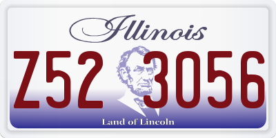 IL license plate Z523056
