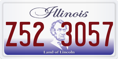 IL license plate Z523057