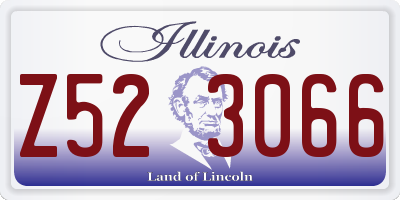 IL license plate Z523066
