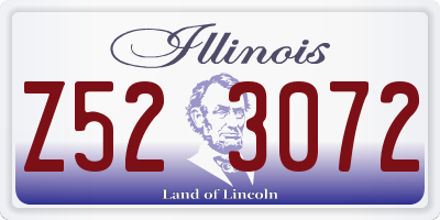 IL license plate Z523072