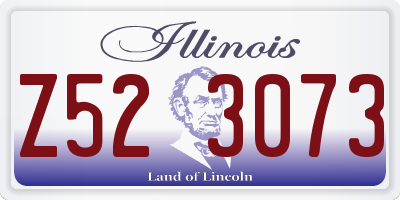 IL license plate Z523073