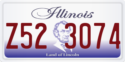 IL license plate Z523074