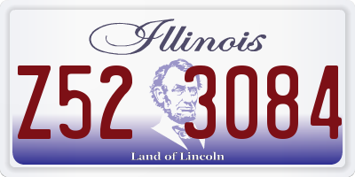 IL license plate Z523084