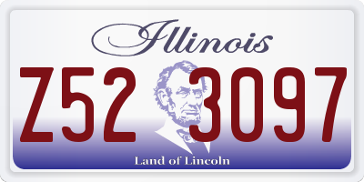 IL license plate Z523097