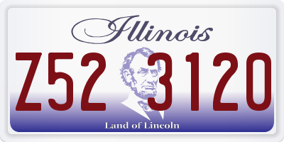IL license plate Z523120