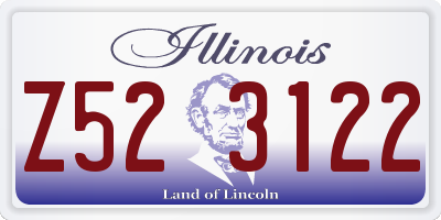 IL license plate Z523122
