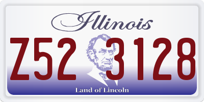 IL license plate Z523128