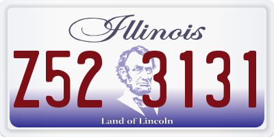 IL license plate Z523131