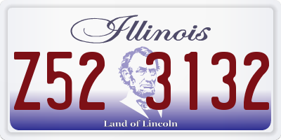 IL license plate Z523132