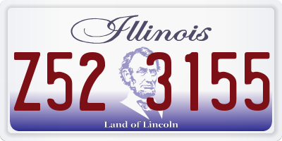 IL license plate Z523155
