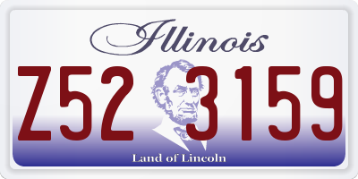 IL license plate Z523159