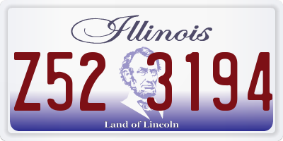 IL license plate Z523194