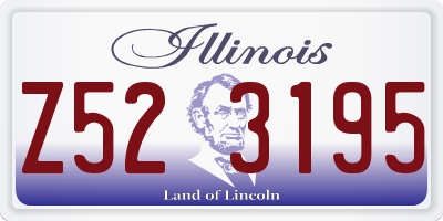 IL license plate Z523195