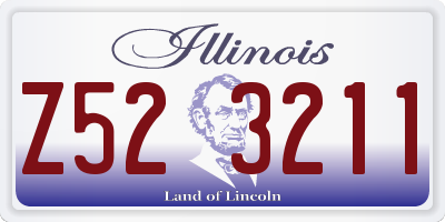 IL license plate Z523211