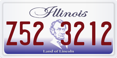 IL license plate Z523212