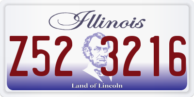 IL license plate Z523216