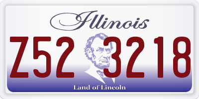 IL license plate Z523218