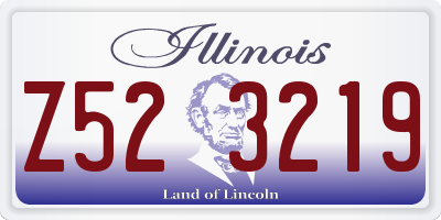 IL license plate Z523219