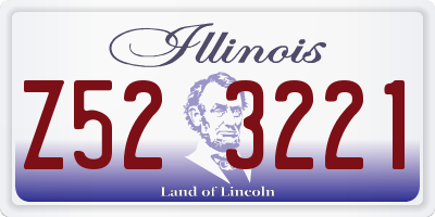 IL license plate Z523221