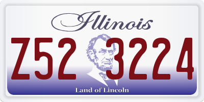 IL license plate Z523224