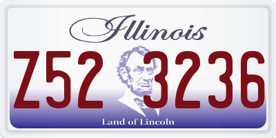 IL license plate Z523236